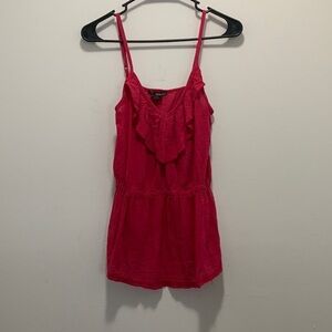 Bobi Hot Pink Spaghetti Strap Tank Top Size Medium